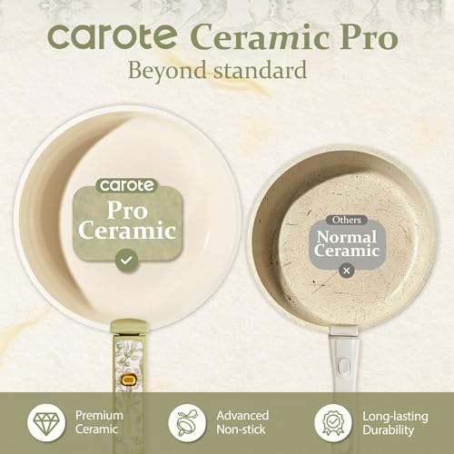 25pcs Ceramic Cookware Sets