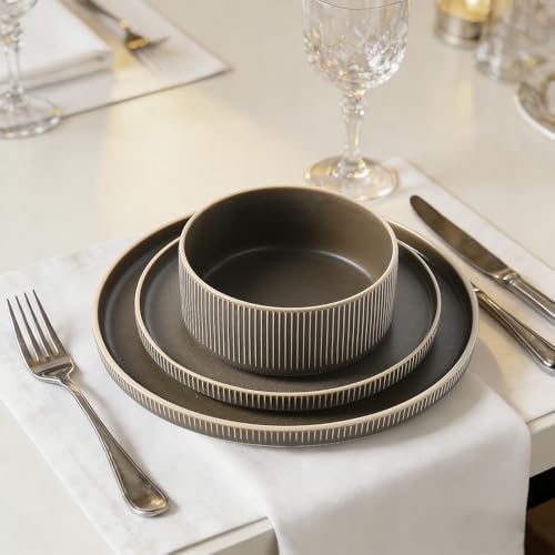 Stoneware Dinnerware Sets for 4 (12 Count)