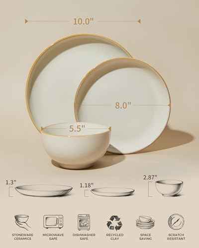 Ceramic Dinnerware Sets for 6