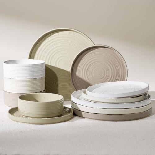 Stoneware Dinnerware Sets (12 Count)