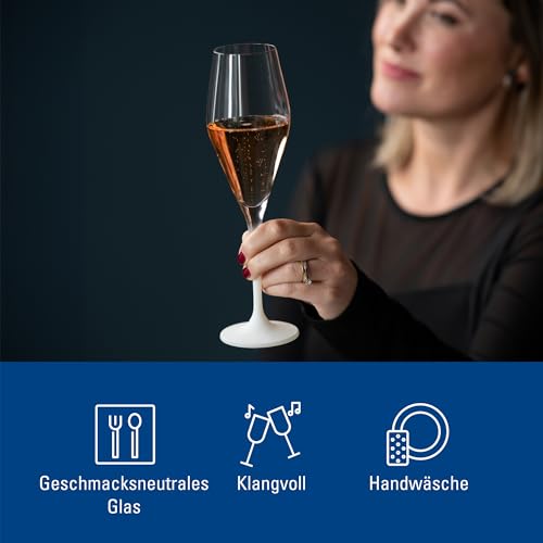 Manufacture Rock Blanc Champagne Flute Set (4 Count)