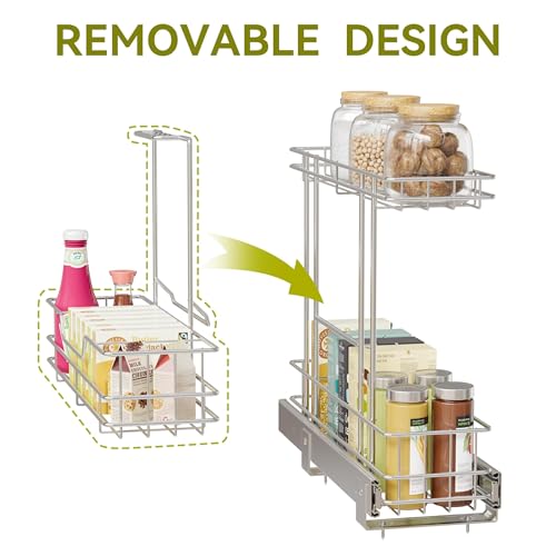 2 Tier Under Sink Organizer 11" W X18 D (11" W X18"D)