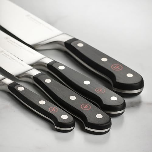 Wusthof Classic 7 Piece Knife Set with Acacia Block (7 Count)