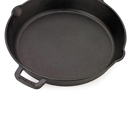 Pre Seasoned Cast Iron Skillet (12-Inch (1-Pack) / Black)