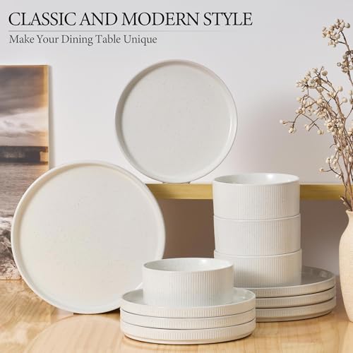 24 Piece Stoneware Dinnerware Sets