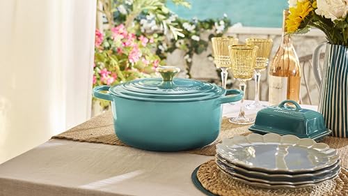 Enameled Cast Iron Round Dutch Oven