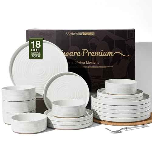 Stoneware Dinnerware Sets (18 Count)