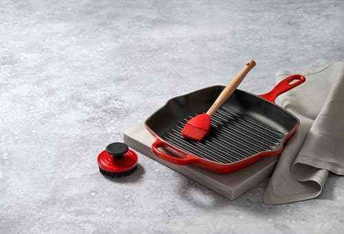 Enameled Cast Iron Square Skillet Grill