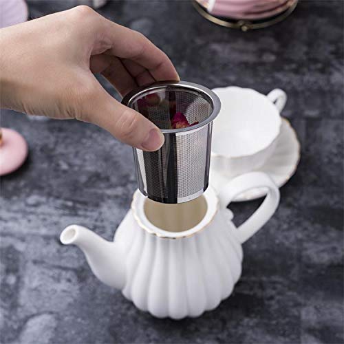 Fine China Pink Teapot and Creamer Sugar Bowl Set