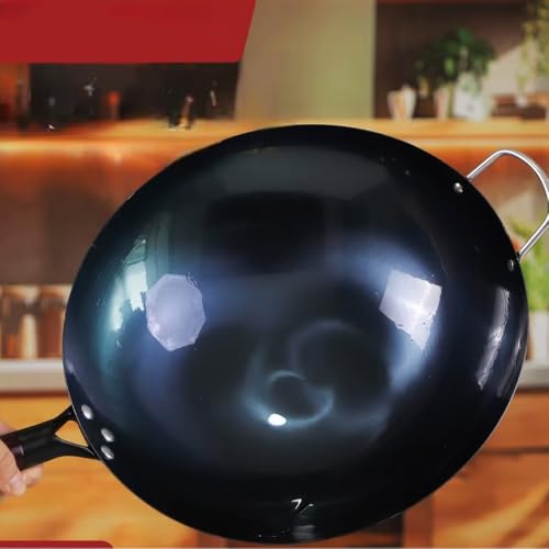 14 Inch Blue Carbon Steel Wok