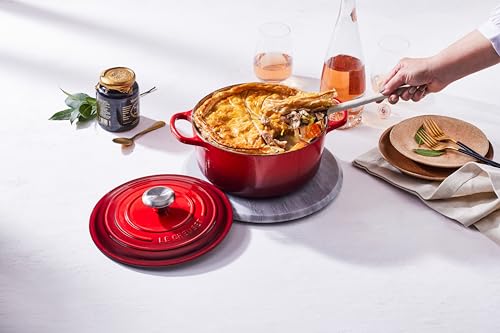 Enameled Cast Iron Round Dutch Oven