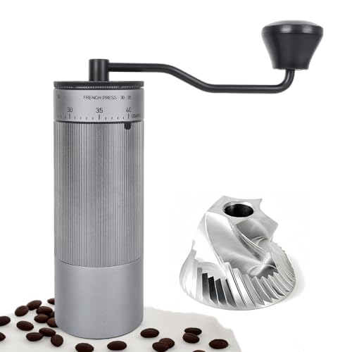 Mini Manual Coffee Grinder With 40 Adjustable Settings (M06 PRO / Steel Burr)