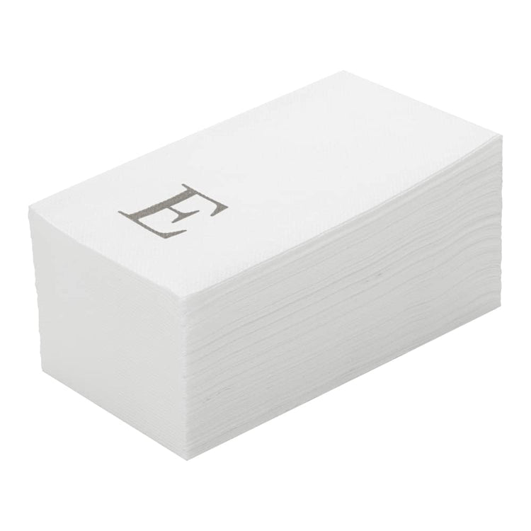 Silver E White Linen Feel Guest Towel Napkin (2000 Count)