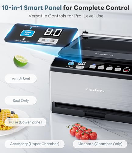 DualCore CVS101 Chamber Vacuum Sealer for Liquids & Sous Vide