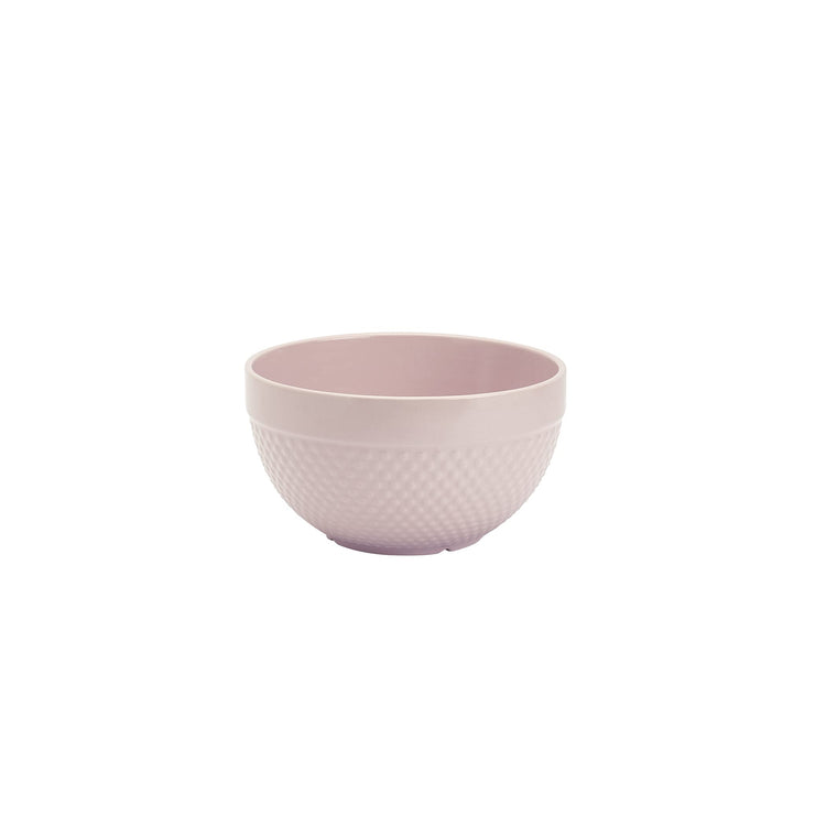 Tabletops Gallery Hobnail Style 4 Piece Timeless Grey Stoneware Nesting Mixing Bowl Set for Baking and Cooking