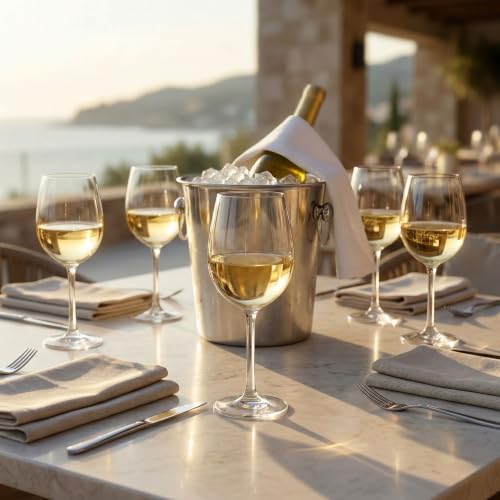 Voglia Nude 12 Ounce White Wine Glasses (6 Count)