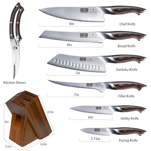 8PCS Kitchen Knife Set (8 Count)