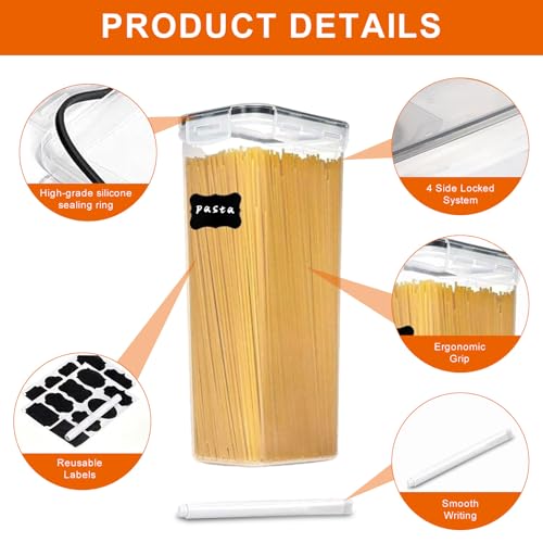 4pk 2.8L Airtight Containers (4 pcs(2.8L))