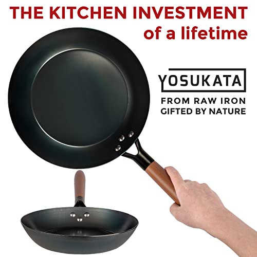 10 1/4" Pre-Seasoned Carbon Steel Frying Pan (10.25 inches)