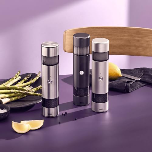 Electric pepper and salt mill double imill duo dark gray