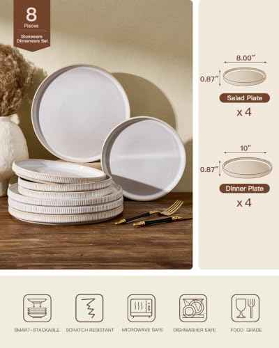 Ceramic Dinnerware Sets for 4 (8 Count)