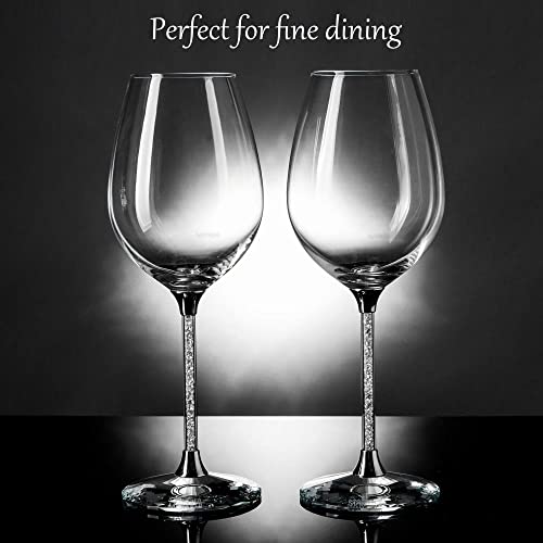 Crystal Wine Glasses Set of 2 (2 Count)