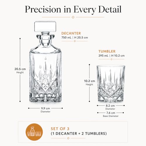 Noblesse Decanter and Whisky Glass