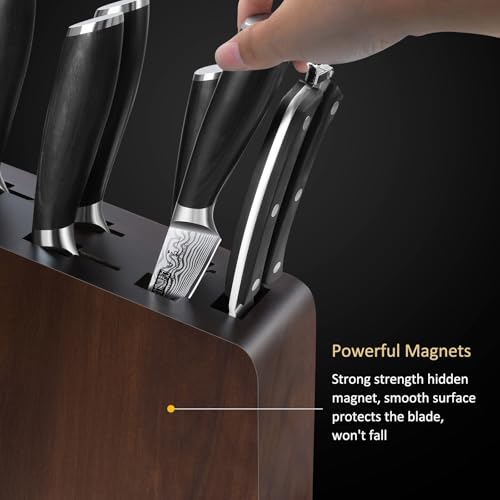 8 Pieces Knife Set with Magnetic Block (8 Count)