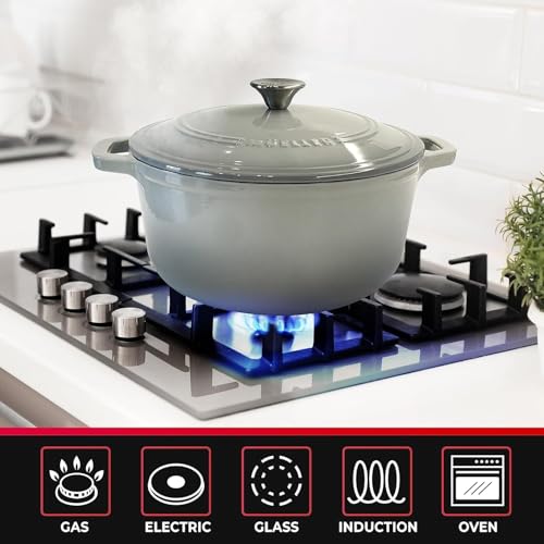 4.5 QT Enameled Cast Iron Dutch Oven