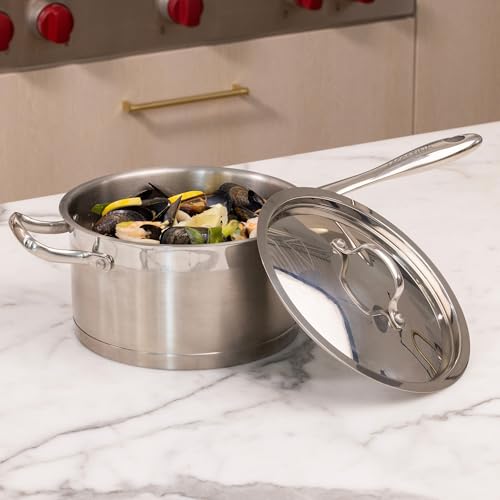 s Commercial Capsule Technology Stainless Steel Kitchen Pots and Pans Set