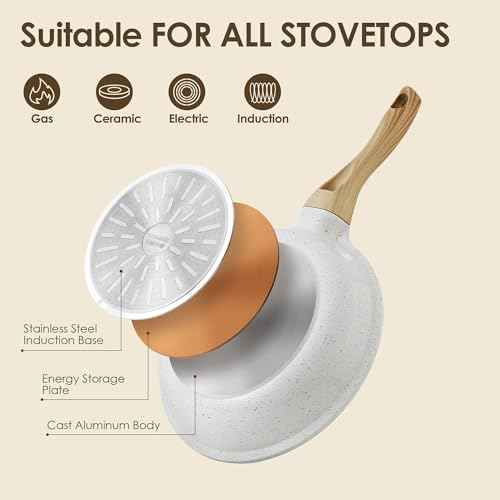 23 PCS Nonstick Ceramic Cookware Set