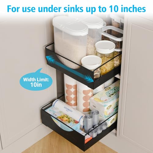 Under Sink Pull Out Organizer (Single-layer Medium)