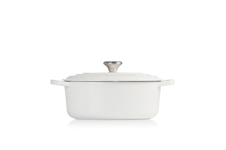 Enameled Cast Iron Oval Dutch Oven