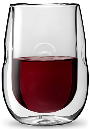 Moderna Artisan Series Double Wall Insulated Wine Glasses