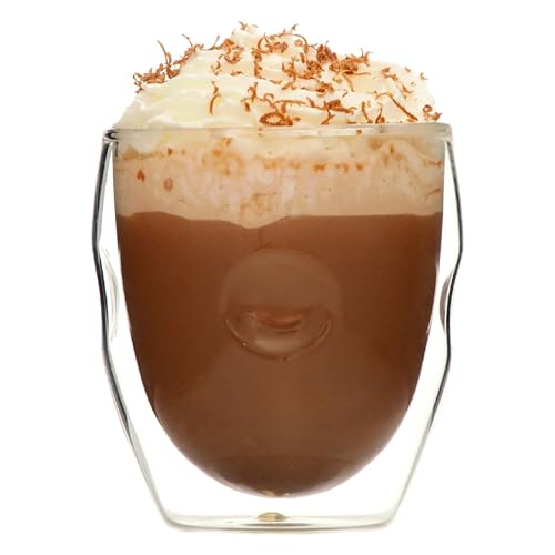 Moderna Artisan Series Double Wall 8 oz Beverage Glasses (8 Ounces)