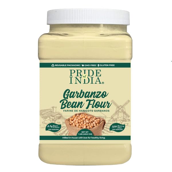 PACK of 6 Garbanzo Bean Flour 1 lbs (96 Ounce)