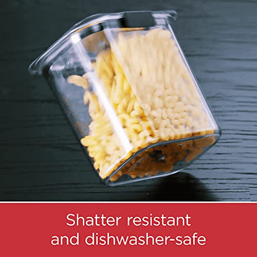Brilliance Plastic Food Storage Pantry Baking Set (Assorted Sizes (6-Piece))
