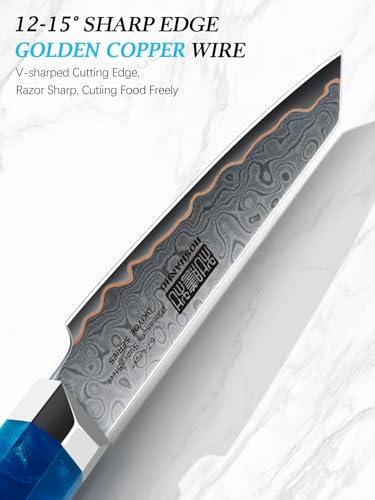 4" Damascus Paring Knife