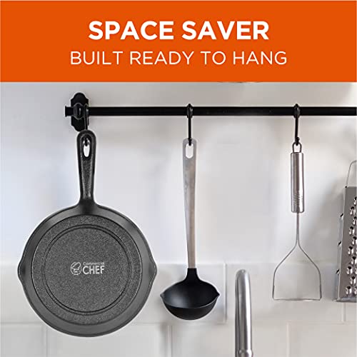 3 Piece Cast Iron Skillet Set (8", 10", 12" Skillet Set)