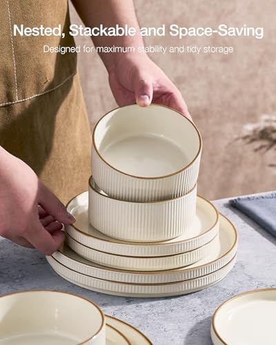 Dinnerware Set with Mugs (24 Count)
