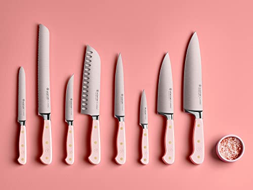 Classic Pink Himalayan Salt 8 Piece Knife Block Set (7 Count)