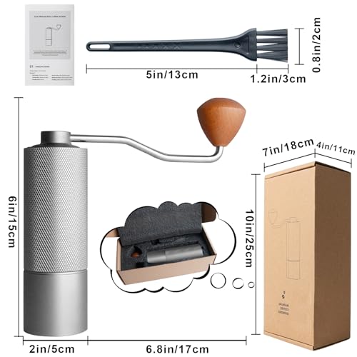 Manual Coffee Grinder (Style A-White)