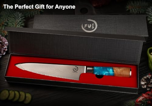 Damascus Chef Knife 8 Inch