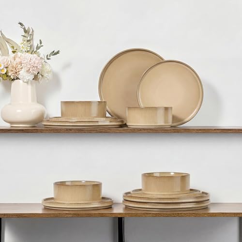 Stoneware Dinnerware Sets for 2