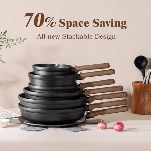 20Pcs Nonstick Pots and Pans Set