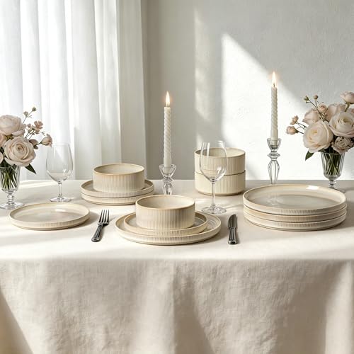 Stoneware Dinnerware Sets for 4 (12 Count)