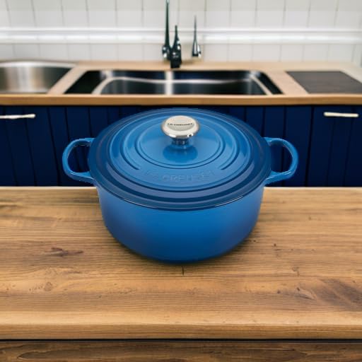 Enameled Cast Iron Round Dutch Oven