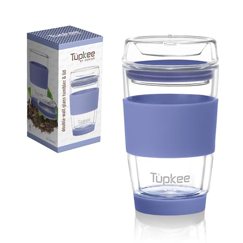 Double Wall All Glass Tumbler (Jacaranda)