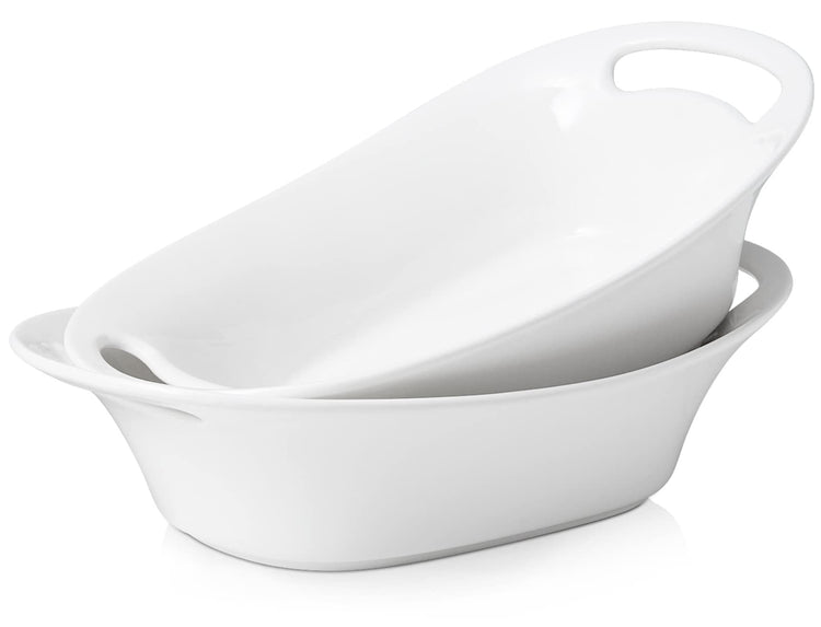 Large Serving Bowls with Handles