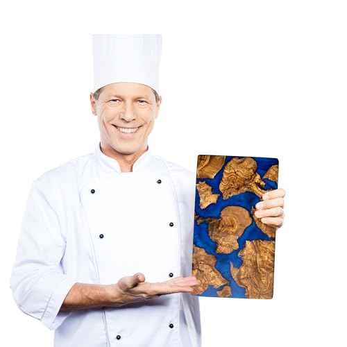 Handmade Olive Wood Resin Cutting Board
